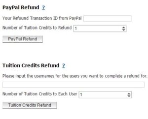 Tuition refunds